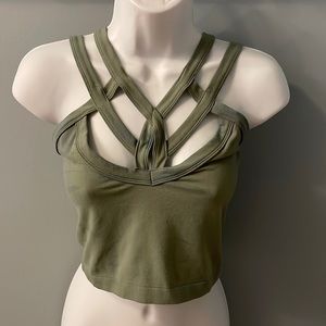 Fitted crop tank from The Buckle